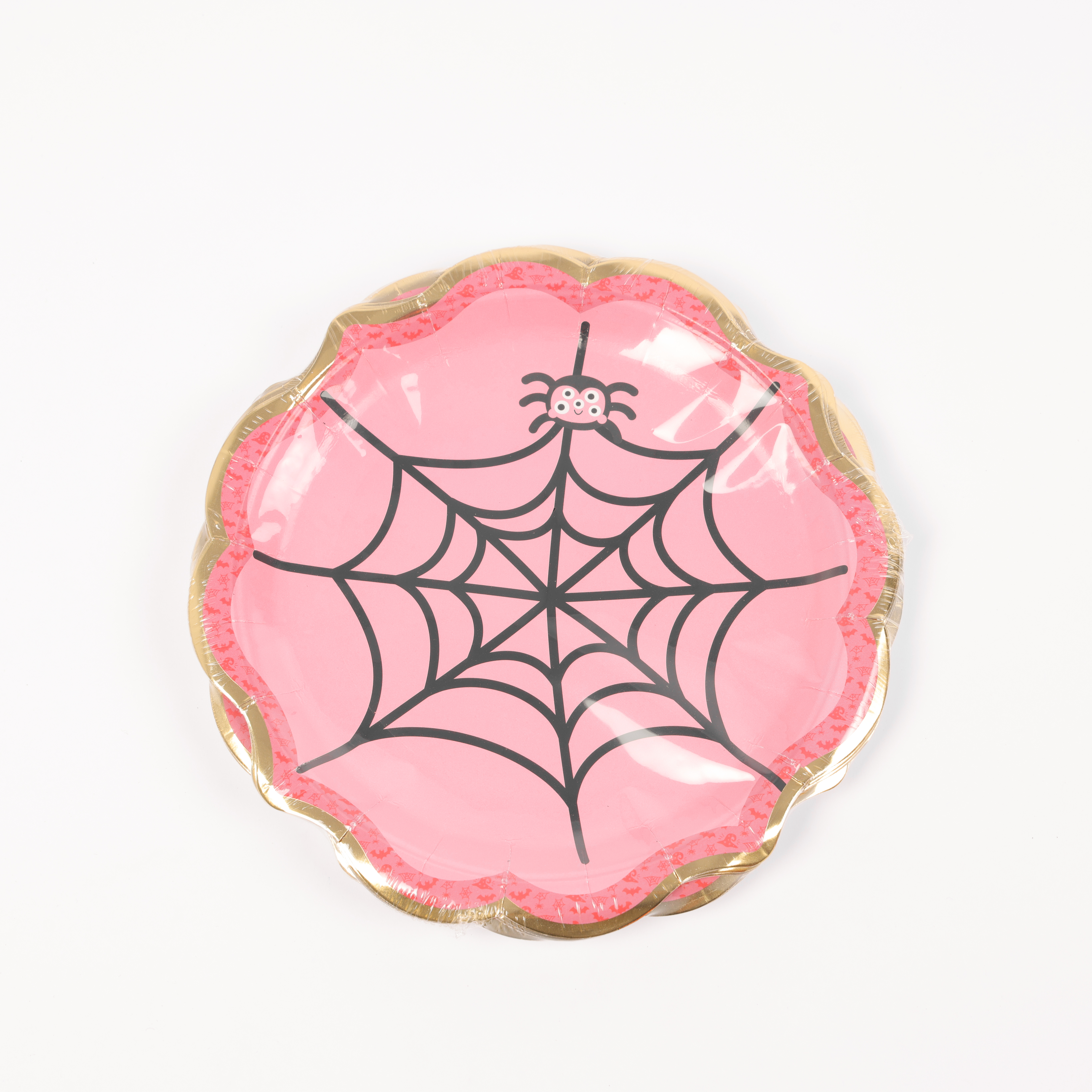 Halloween Pink Party Themed Disposable Paper Plate HW-011